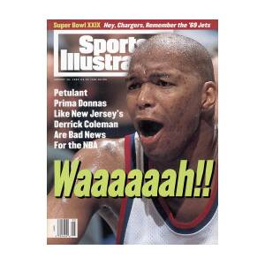 Derrick Coleman--New Jersey Nets--1995 Sports Illustrated