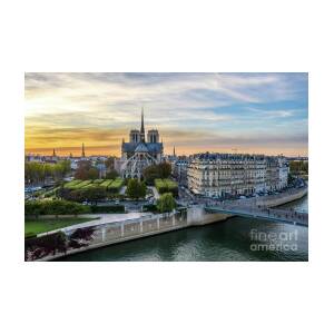 Notre Dame de Paris at Sunset Photograph by Mike Reid - Fine Art America