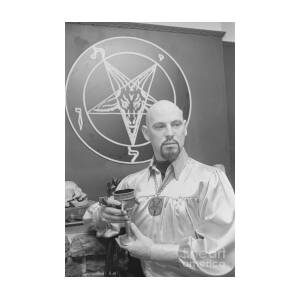 Portrait Of Anton Lavey By Bettmann mlb photo store