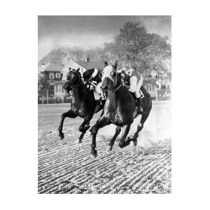 8x10 1938 Seabiscuit vs War Admiral PHOTO Poster Horse Race Racing Epic  Battle