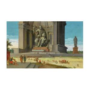The Phidian statue of Zeus at Olympia Painting by Jacob van der Ulft ...