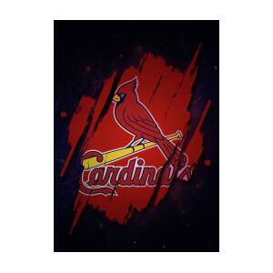 Baseball Vintage St. Louis Cardinals Drawing by Leith Huber - Fine