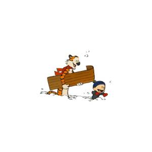 Calvin And Hobbes Digital Art by Anthony R Reid - Pixels