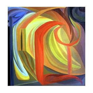 Details about   Freundlich Abstract Composition Painting Art Print Framed 12x16 