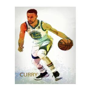 Steph Curry Is On Fire Poster by Jose Lugo