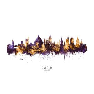Oxford England Skyline Digital Art by Michael Tompsett