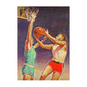 1960 Vintage Basketball Player Art - Row One Brand