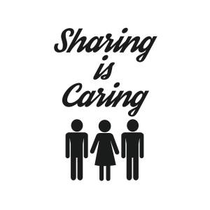 Sharing caring threesome