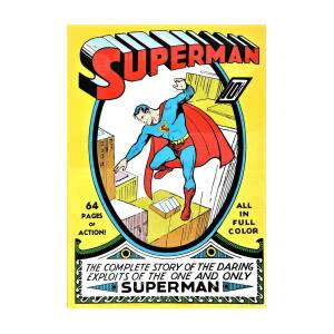 Superman Man of Steel Comics Wall Metal Sign plate Home decor 11.75" x 7.8" 