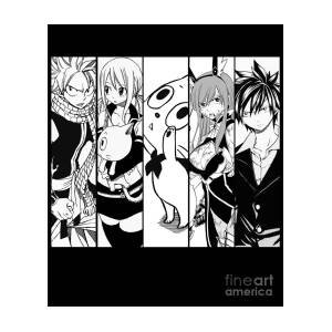 Fairy Tail Anime Art Characters Drawing by Anime Art - Pixels