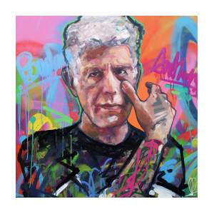 Anthony Bourdain Ii Painting By Richard Day