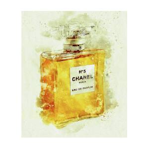 Chanel No. 5 in Watercolor Painting by Susan Maxwell Schmidt - Pixels