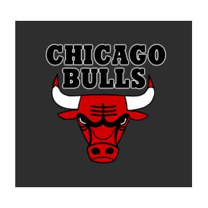 Chicago Bulls NBA Team Logo White Tank Top