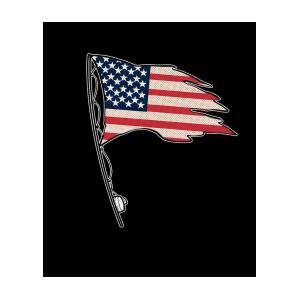 MAGA Fly Fishing Vintage Design Sew On Patriot American Flag Patch 