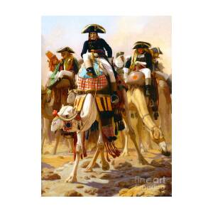 Beautiful Oil painting Jean-Leon Gerom Napolean and his General Staff in Egypt 