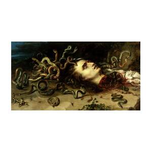 Framed poster Flemish, 1577-1640 Peter Paul Rubens 1617-1618 Head of Medusa