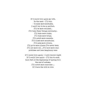 jorge luis borges quote if i could live again my life minimal typewriter print literature by studio grafiikka