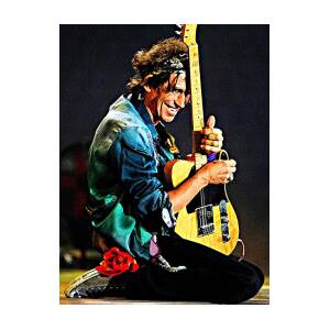 Poster Keith Richards-Rolling Stones-Rock-on Photo Paper/Canvas Canvas 