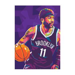 Kyrie Irving Brooklyn Nets T-Shirt by Gilang Bogy - Pixels