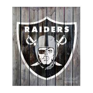 Las Vegas Raiders Wood Helmet Digital Art by CAC Graphics - Pixels