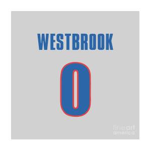 Russell Westbrook 0 Jersey 1 by Sabar Mandala