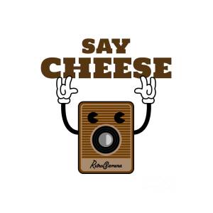Say Cheese Vintage Camera Lover Gift Funny Vintage Retro Fan Digital Art By Funny Gift Ideas