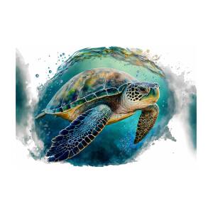 Sea Turtle Diver Photograph by Athena Mckinzie - Fine Art America