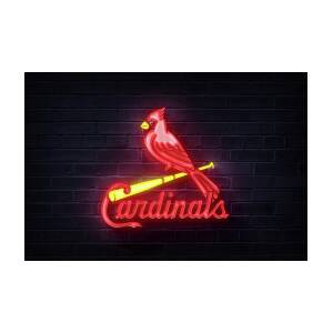 St. Louis Cardinals Neon Digital Art by Hai Yuimi - Pixels