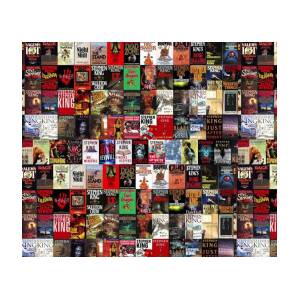 Stephen King Book Cover Collage Digital Art by Ophelia Carthy - Fine Art  America