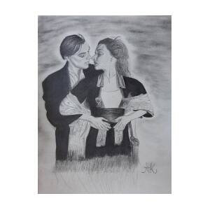 Titanic Jack And Rose Drawing By Aleksandra Kremic