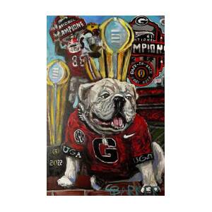 Uga with National Championship Trophy by Chad Barker