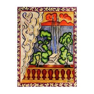 Postkarte 1936 Fenster in Tahiti Henri Matisse