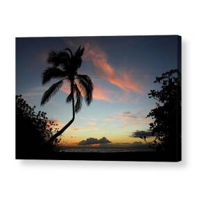 Hawaiian Sunset Wonder Acrylic Print by Pierre Leclerc Photography