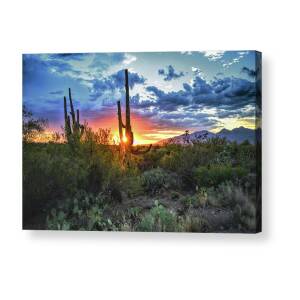 Arizona Sunset Acrylic Print by Chance Kafka