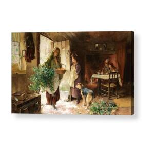 Christmas Eve by Carlton Alfred Smith Acrylic Print by Mango Art