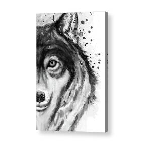 Wolf Head Acrylic Print by Marian Voicu