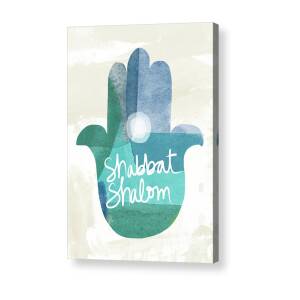 Shalom - Square Acrylic Print by Linda Woods