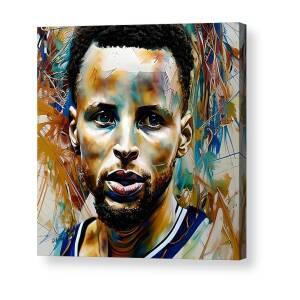 Steph Curry Is On Fire Poster Acrylic Print by Jose Lugo - Pixels