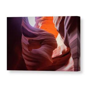 The Sky Above Lower Antelope Canyon Canvas Print / Canvas Art by Debra ...