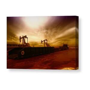 Nabors Rig 103 Canvas Print / Canvas Art by Jeff Swan