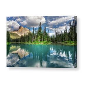 Emerald ... Canvas Print by Zoran Dujic Lighthunter