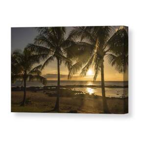 Ewa Beach Sunset 2 - Oahu Hawaii Canvas Print / Canvas Art by Brian Harig