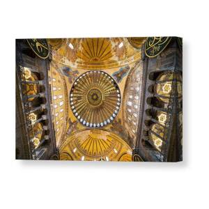 Hagia Sophia Byzantine Architecture Canvas Print / Canvas Art by Artur ...