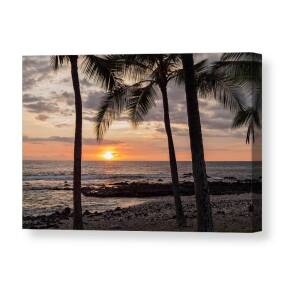 Ewa Beach Sunset 2 - Oahu Hawaii Canvas Print / Canvas Art by Brian Harig