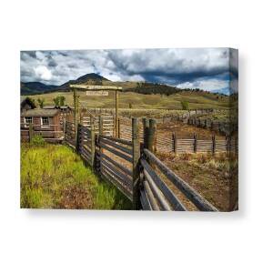 Log Barn in Yellowstone Photograph by Mountain Dreams - Fine Art America