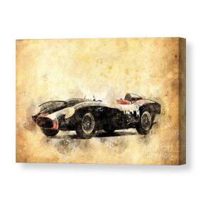 Ferrari quote 115x16 original artwork. Ferrari on pits Canvas Print ...