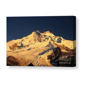 Salar de Uyuni and Tunupa volcano Canvas Print / Canvas Art by James ...