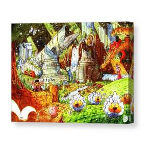 ArtWall ArtApeelz Luis Peres Mushroom Forest Removable Wall Art Graphic 16 by 24-Inch 