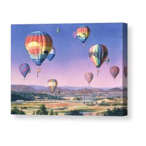 Balloons over San Dieguito Canvas Print / Canvas Art by Mary Helmreich Balloons over San Dieguito Canvas Print / Canvas Art by Mary Helmreich