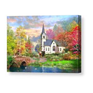 Old Church at Christmas Canvas Print / Canvas Art by MGL Meiklejohn ...
